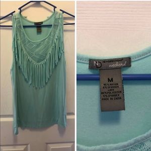 Fringe tank NWOT 💓